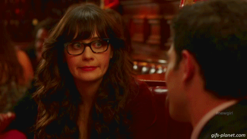 uncomfortable new girl