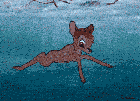 bambi-walking