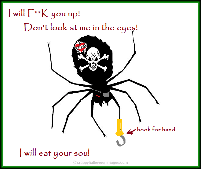 scary spider Tracy Lynn Combs eat your soul
