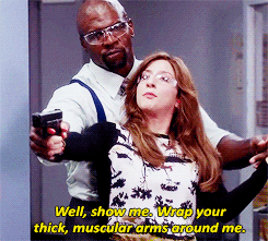 Brooklyn99Insider-Peretti-Gina-Jeffords-Crews-Shooting 2