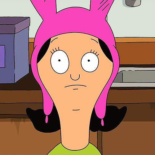 Louise Belcher eye twitch annoyed condescending
