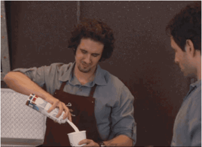 angry barista love Josh Groban