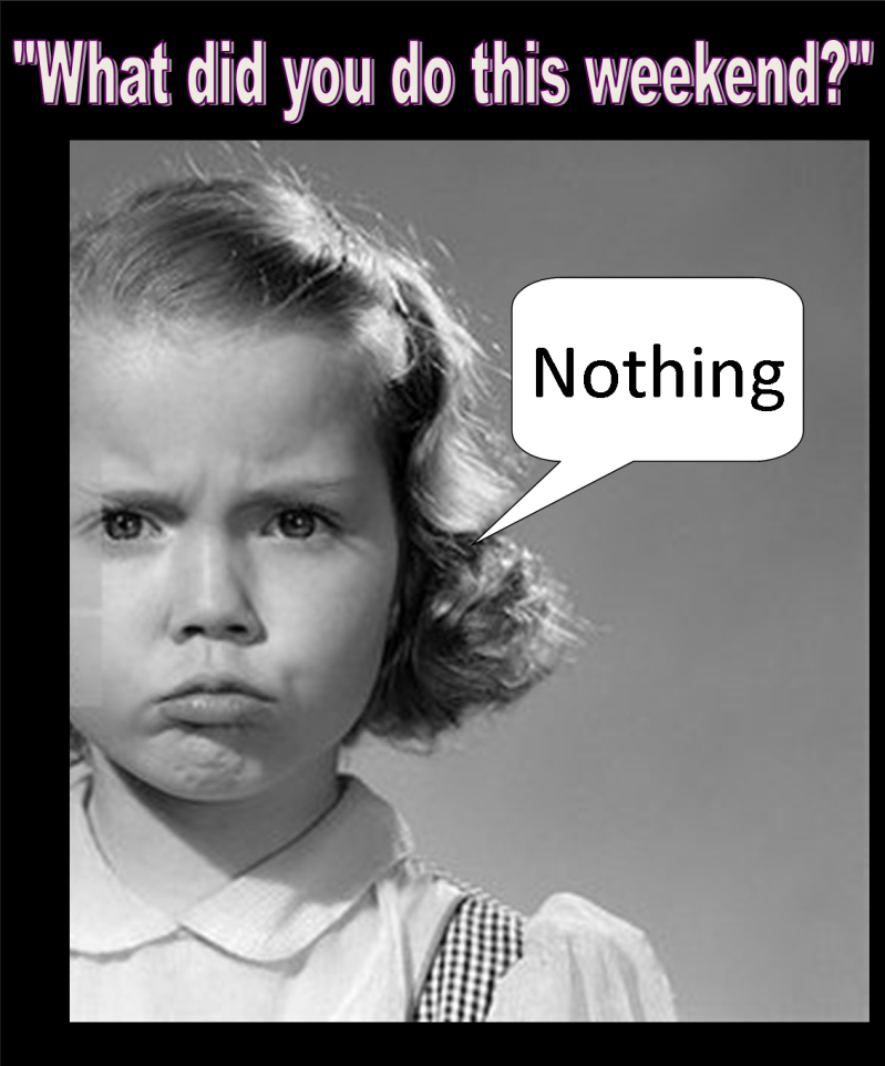 kids vs adults didn't do anything Tracy Lynn Combs boring weekend