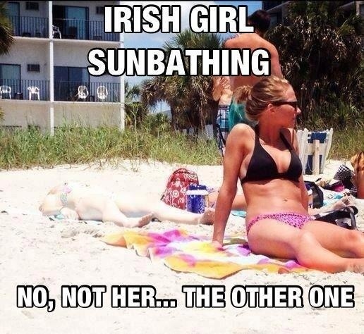 irish-girl-tanning
